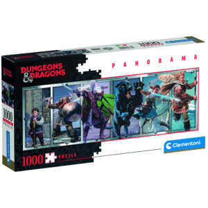 Clementoni - Puzzle Panorama 1000 Dungeons & Dragons