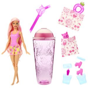 Barbie pop reveal Barbie šťavnaté ovoce - Jahodová limonáda