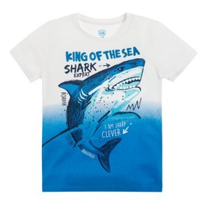 COOL CLUB - Chlapecké Tričko s krátkým rukávem King of the sea MODRÁ 98