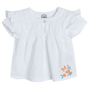 COOL CLUB - Dívčí tričko s krátkým rukávem KRÉMOVÁ vel.68