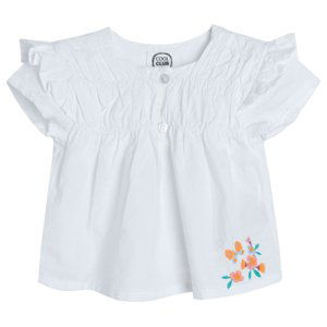 COOL CLUB - Dívčí tričko s krátkým rukávem KRÉMOVÁ vel.92