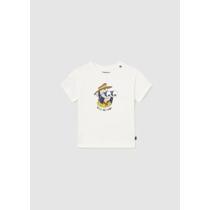 Tričko s krátkým rukávem MONEKY bílé BABY Mayoral velikost: 80 (12 měsíců)