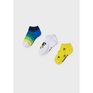 3 pack nízkých ponožek  SKATE žluté MINI Mayoral velikost: 6 (EU 27-31)