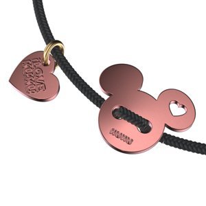 Náramek Mini Mickey I love KUKU Barva: rose gold