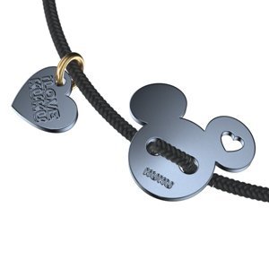 Náramek Mini Mickey I love KUKU Barva: stříbrná