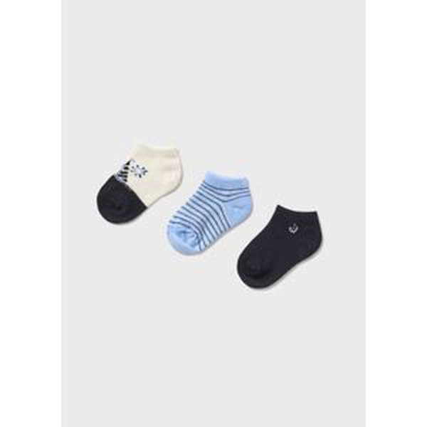3 pack nízkých ponožek MARINO modré BABY Mayoral velikost: 98 (36 měsíců)