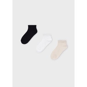 3 pack nízkých ponožek černé MINI Mayoral velikost: 4 (EU 23-26)