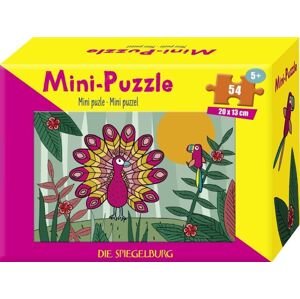Mini Puzzle Zvířátka DIE SPIEGELBURG tužka lill: Páv