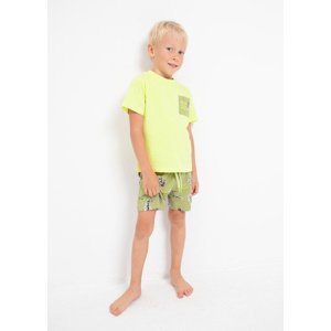 Pyžamo s krátkým rukávem SAFARI žluté MINI Mayoral velikost: 116