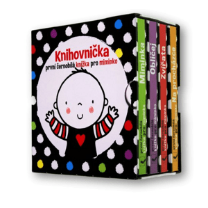 Svojtka & Co. Knihovnička 4 černobílé  knížky pro miminko