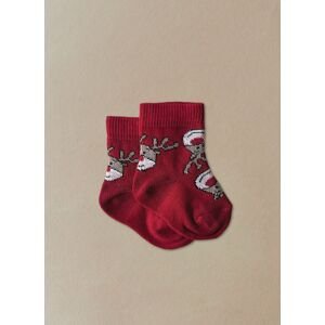 Ponožky baby sobíci červené Extreme Intimo velikost: 0-3 měsíce