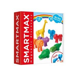 Magnetická hra - Moje první Safari zvířátka 18 ks SmartMax