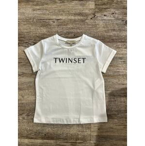 Triko s krátkým rukávem basic bílé Twinset Girl velikost: 12