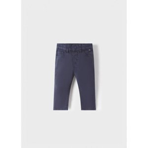 Kalhoty plátěné basic tmavě modré BABY Mayoral velikost: 68 (6 měsíců)
