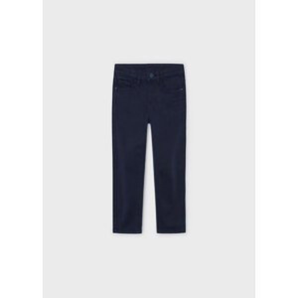 Kalhoty plátěné basic tmavě modré MINI Mayoral velikost: 104