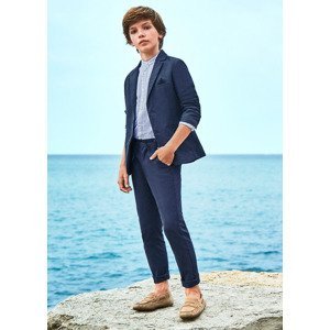 Kalhoty společenské tmavě modré JUNIOR Mayoral velikost: 152 (12 let)