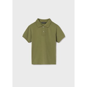 Triko polo s krátkým rukávem basic khaki JUNIOR Mayoral velikost: 140 (10 let)