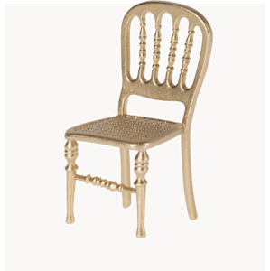 Židlička kovová zlatá Maileg