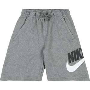 Nike Sportswear Kalhoty šedý melír / černá / bílá