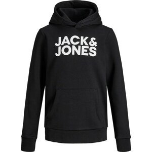 Jack & Jones Junior Mikina černá / bílá