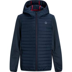 Jack & Jones Junior Přechodná bunda marine modrá / červená