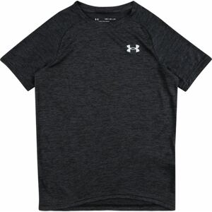 UNDER ARMOUR Funkční tričko černý melír / bílá