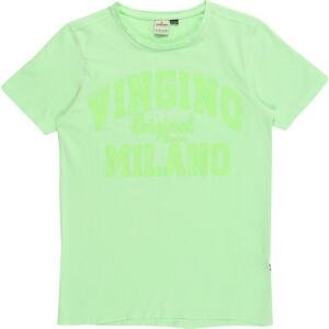 VINGINO Tričko svítivě zelená / pastelově zelená