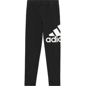 ADIDAS SPORTSWEAR Sportovní kalhoty černá / bílá