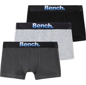 BENCH Spodní prádlo tmavě šedá / černá / bílý melír