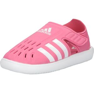 ADIDAS SPORTSWEAR Plážová/koupací obuv růže / bílá