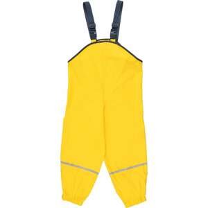 PLAYSHOES Funkční kalhoty marine modrá / svítivě žlutá / světle šedá