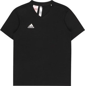 ADIDAS PERFORMANCE Funkční tričko 'Entrada 22' černá / bílá