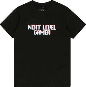Mister Tee Kids Tričko 'Next Level Gamer' světlemodrá / ohnivá červená / černá / bílá