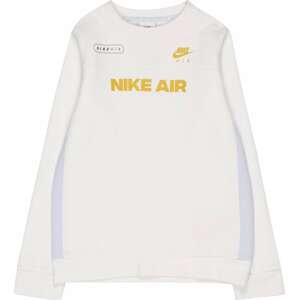 Nike Sportswear Mikina opálová / žlutá / černá / bílá