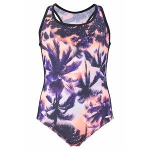 Plavky Sunseeker fialová / korálová