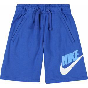 Nike Sportswear Kalhoty královská modrá / světlemodrá / bílá