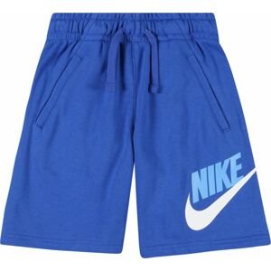 Nike Sportswear Kalhoty královská modrá / světlemodrá / bílá