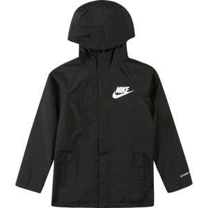 Nike Sportswear Funkční bunda černá / bílá