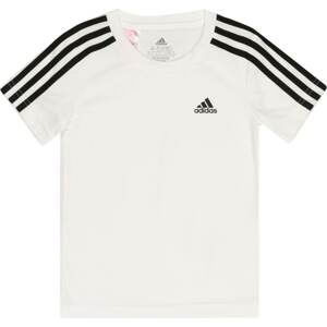 ADIDAS SPORTSWEAR Funkční tričko černá / bílá