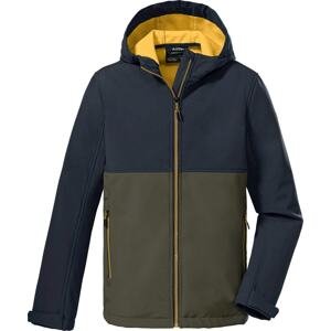 KILLTEC Outdoorová bunda námořnická modř / žlutá / khaki
