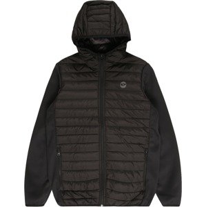 Jack & Jones Junior Přechodná bunda šedá / černá