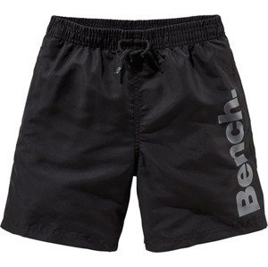 BENCH Plavecké šortky tmavě šedá / černá