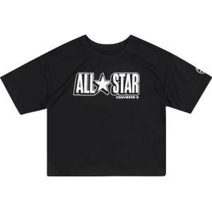 CONVERSE Tričko 'ALL STAR' černá / bílá