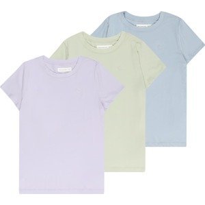 Abercrombie & Fitch Tričko pastelová modrá / pastelově zelená / pastelová fialová