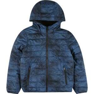 Abercrombie & Fitch Přechodná bunda noční modrá / modrý melír