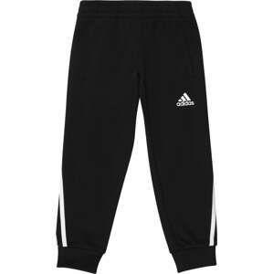 ADIDAS SPORTSWEAR Sportovní kalhoty černá / bílá