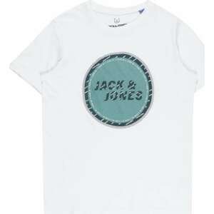 Jack & Jones Junior Tričko 'FRIDAY' petrolejová / nefritová / černá / bílá