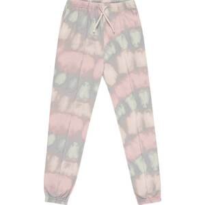 Abercrombie & Fitch Kalhoty opálová / režná / pastelově růžová