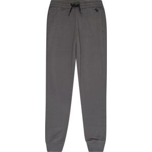 Abercrombie & Fitch Kalhoty tmavě šedá / černá