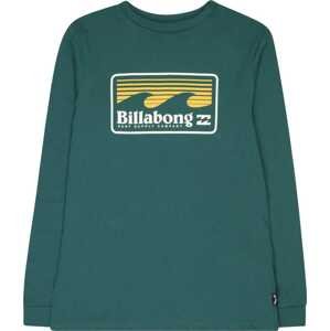 BILLABONG Funkční tričko 'SWELL' žlutá / tmavě zelená / offwhite